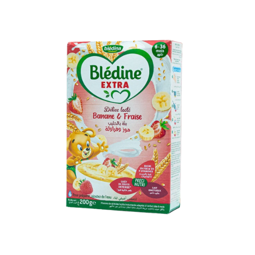 Blédine Extra – Délice Lacté Banane & Fraise – 200 g