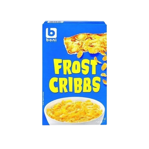 Boni Selection - Corn Flakes Frost Cribbs Céréales de Maïs Givrées au Sucre - Grand Format 750g