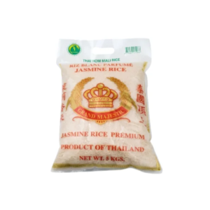 Riz jasmin de qualité supérieure 5kilo