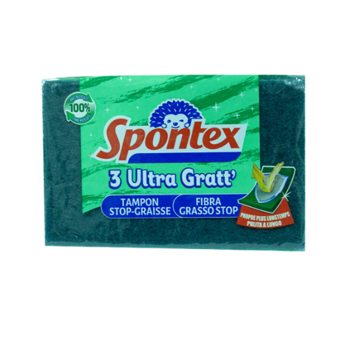 Spontex – Éponge Stop‑Graisse (1 pièce)