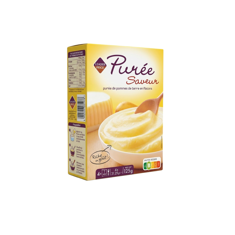 Leader Price Purée Saveur (Purée de pommes de terre en flocons - 125g)