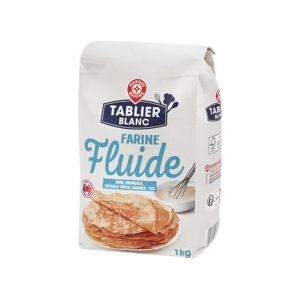 Tablier Blanc Farine Fluide - Sans Grumeaux T45 (1 kg)