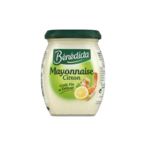 Bénédicta Mayonnaise Citron - Goût Fin et Délicat (235g / 255ml)