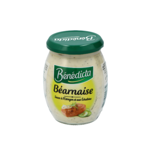 Bénédicta Béarnaise - Sauce à l'Estragon et aux Échalotes (Bocal en verre) 510g