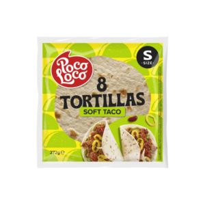 Poco Loco 8 Tortillas Soft Taco – S Size 272g