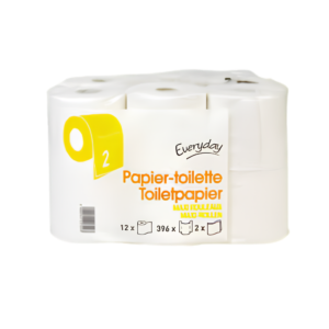 Everyday Papier-toilette / Toiletpapier - Maxi Rouleau (Lot de 12 rouleaux, double épaisseur)
