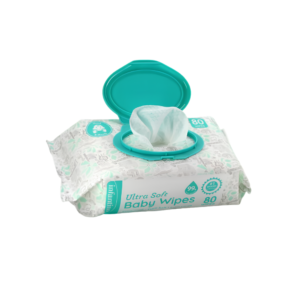Infantino Ultra Soft Baby Wipes - Lingettes Humides pour Bébé (Paquet de 80 lingettes)
